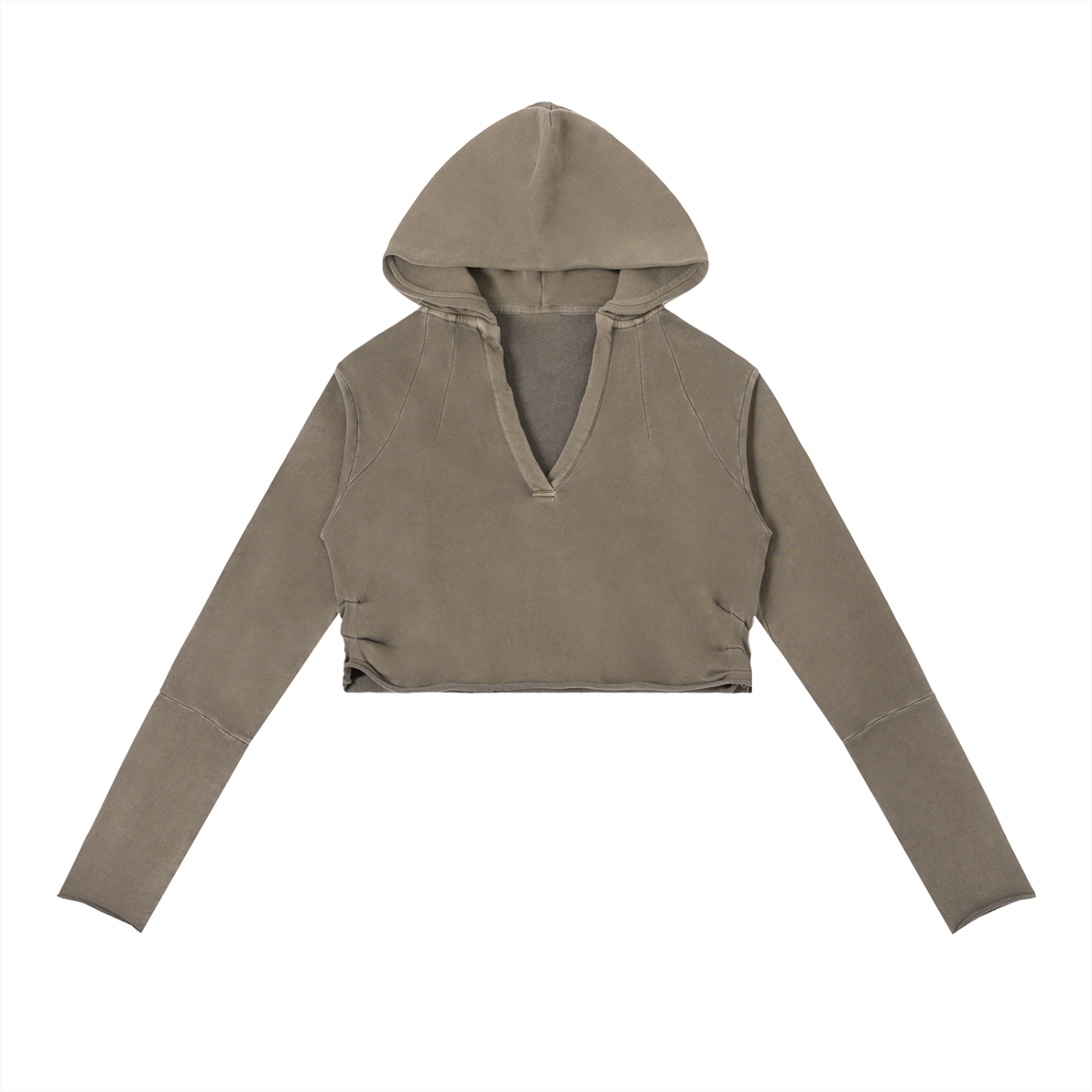 Ventra Vintage Washed Raw Edge Hoodie