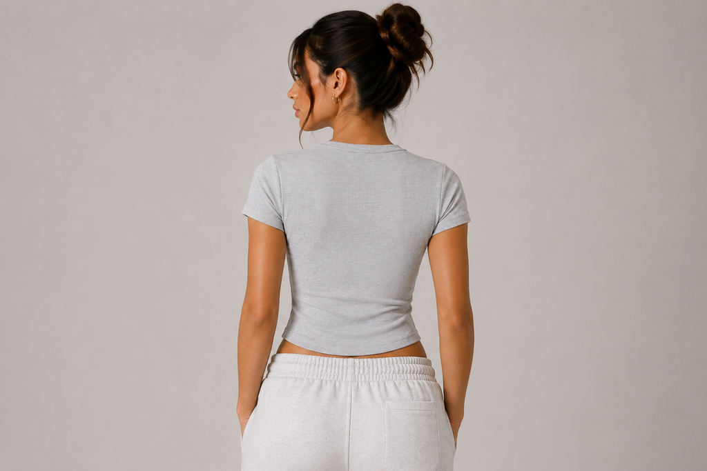 Ventra Bodycon Henley Shirt