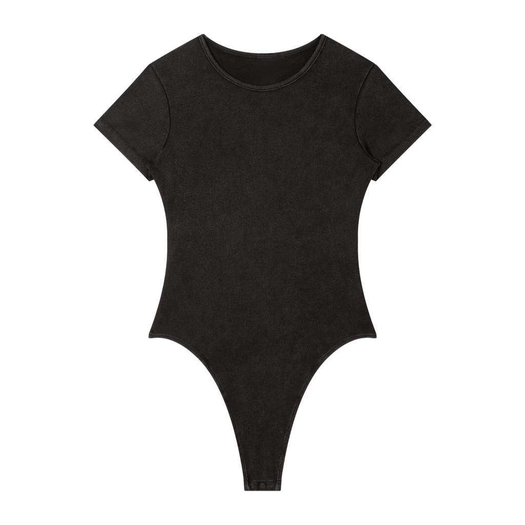 Ventra Womens Mineral Wash Crewneck Bodysuit