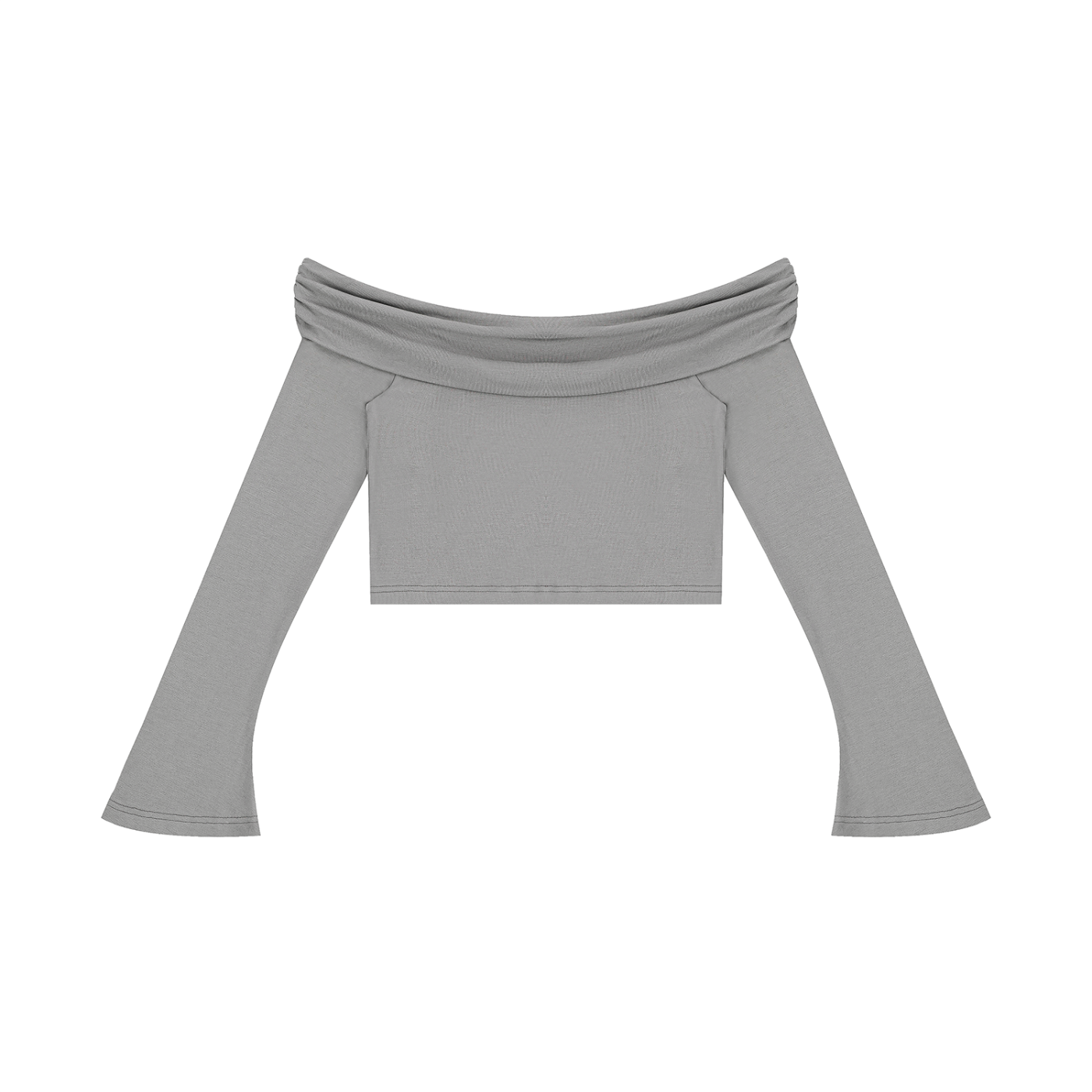 Ventra Off-the-Shoulder Sleeve Crop T-Shirt
