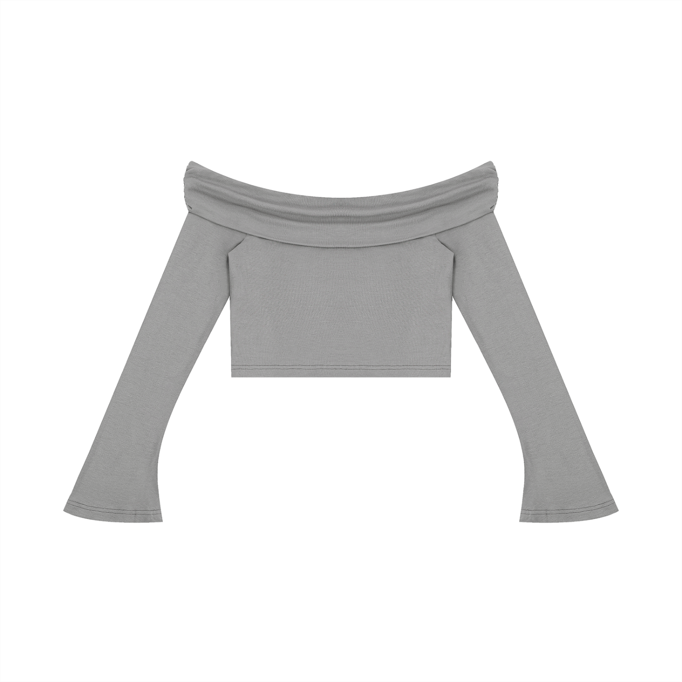 Ventra Off-the-Shoulder Sleeve Crop T-Shirt