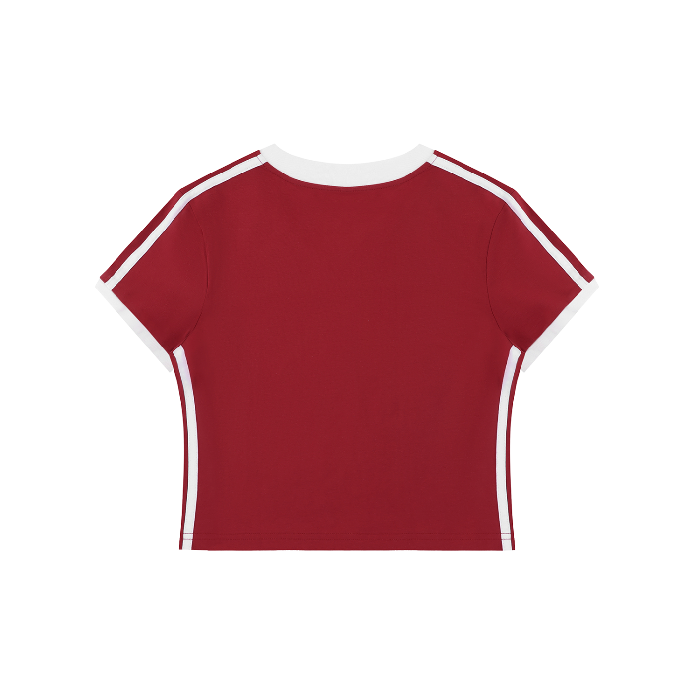 Ventra Retro Binding V-Neck Crop T-Shirt