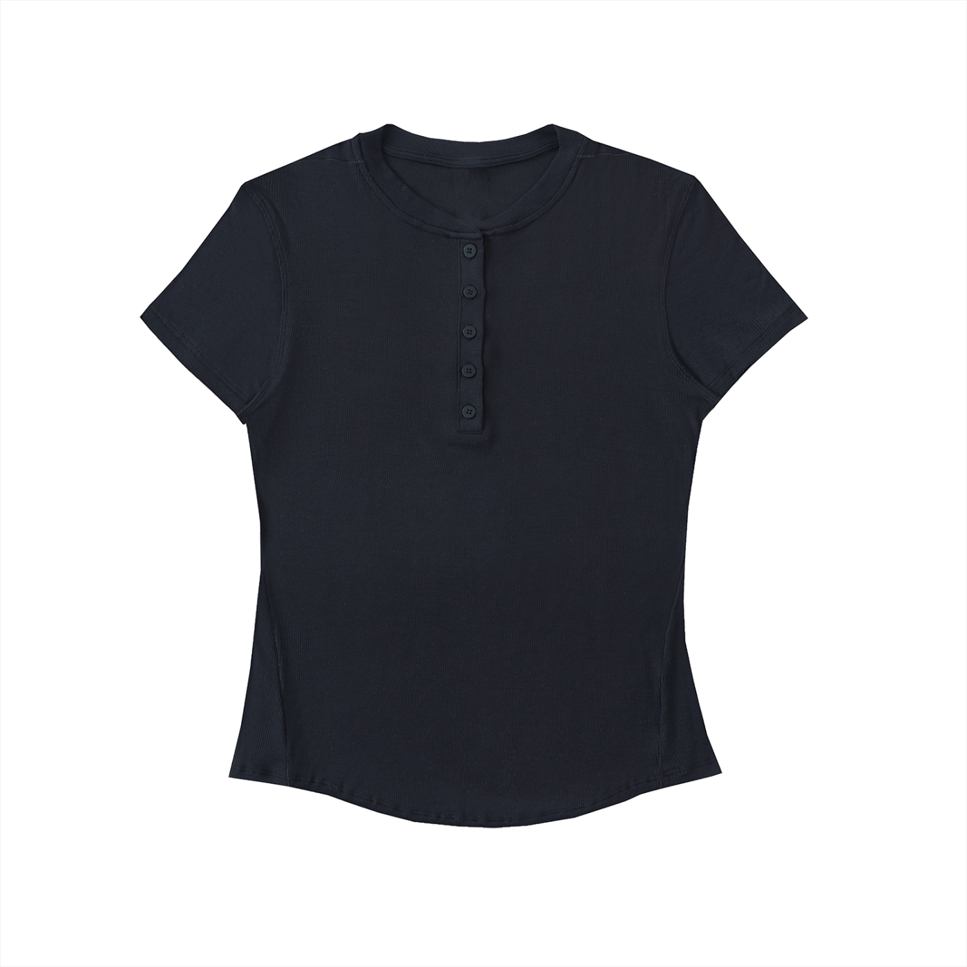 Ventra Bodycon Henley Shirt