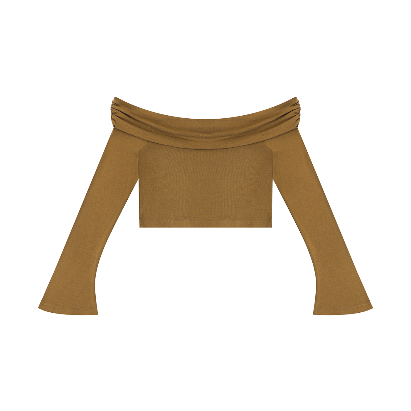 Ventra Off-the-Shoulder Sleeve Crop T-Shirt