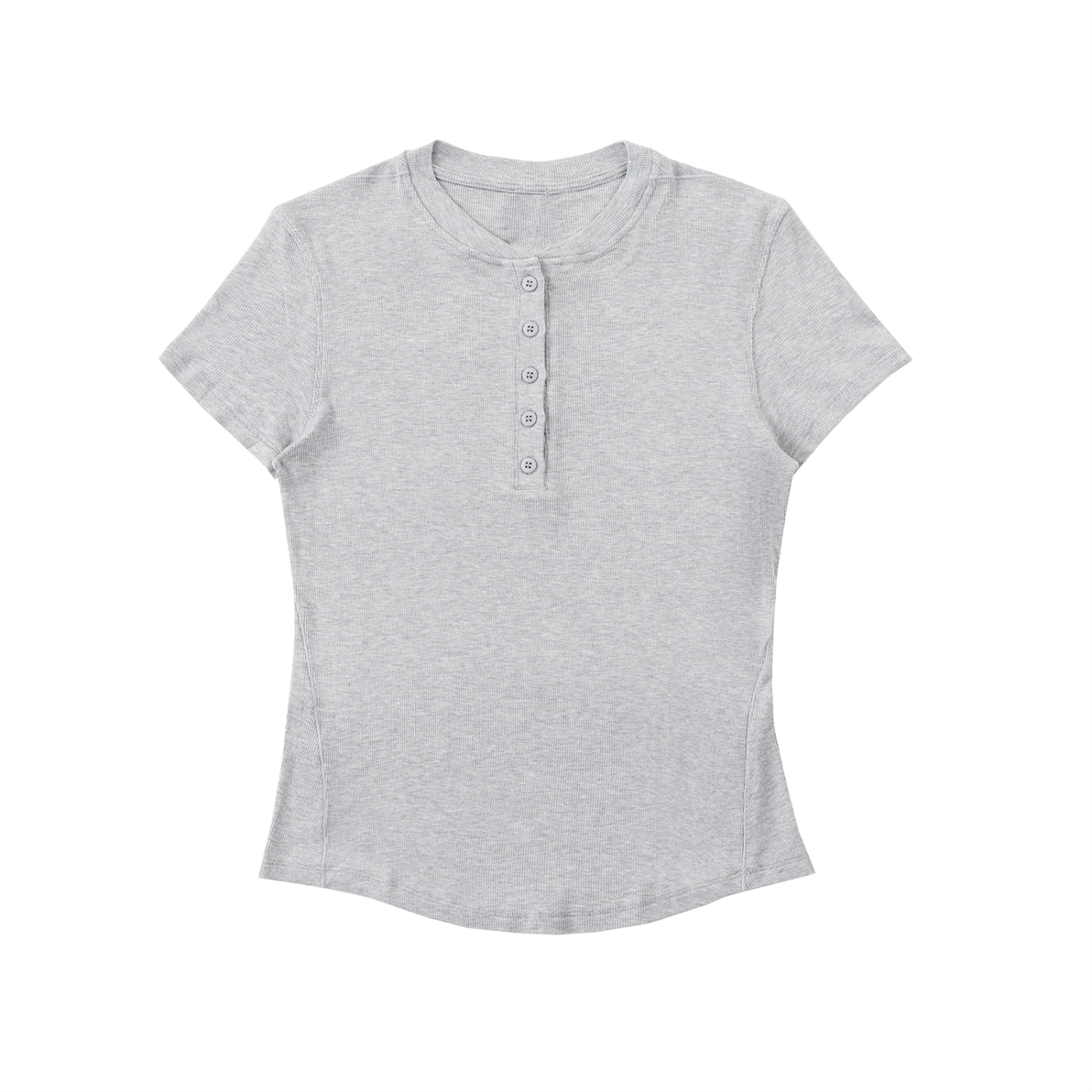 Ventra Bodycon Henley Shirt