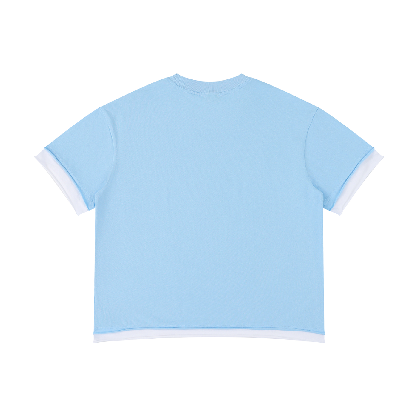 Unisex Boxy Color Block T-Shirt