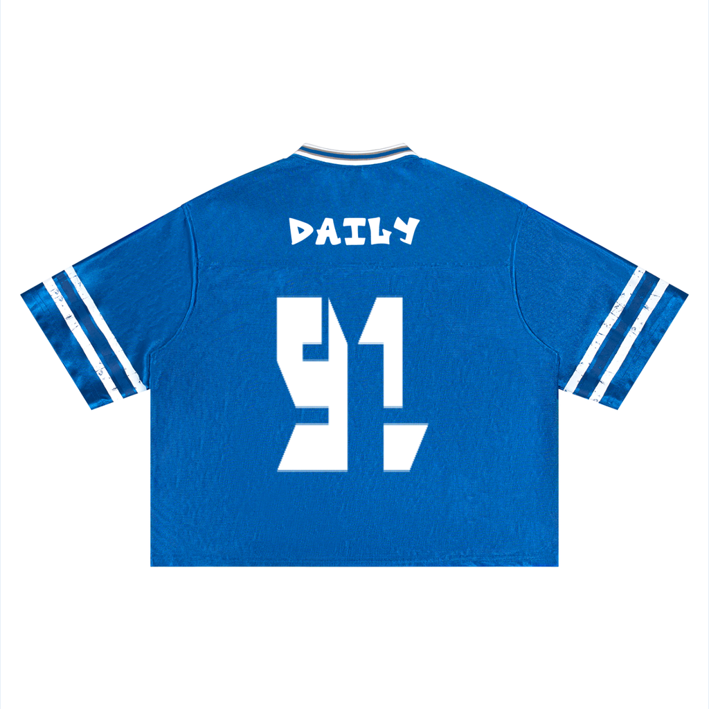 Unisex Boxy Striped Soccer Jersey