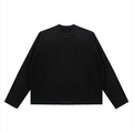 Unisex Vintage Wash Boxy  Waffle Raw Edge T-Shirt
