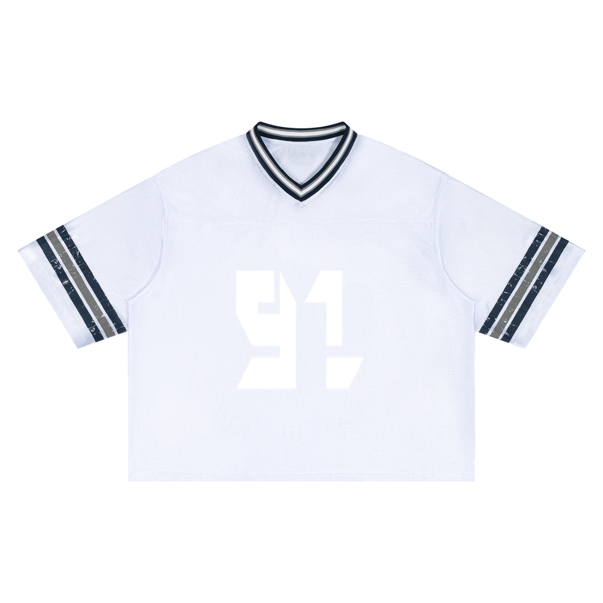 Unisex Boxy Striped Soccer Jersey