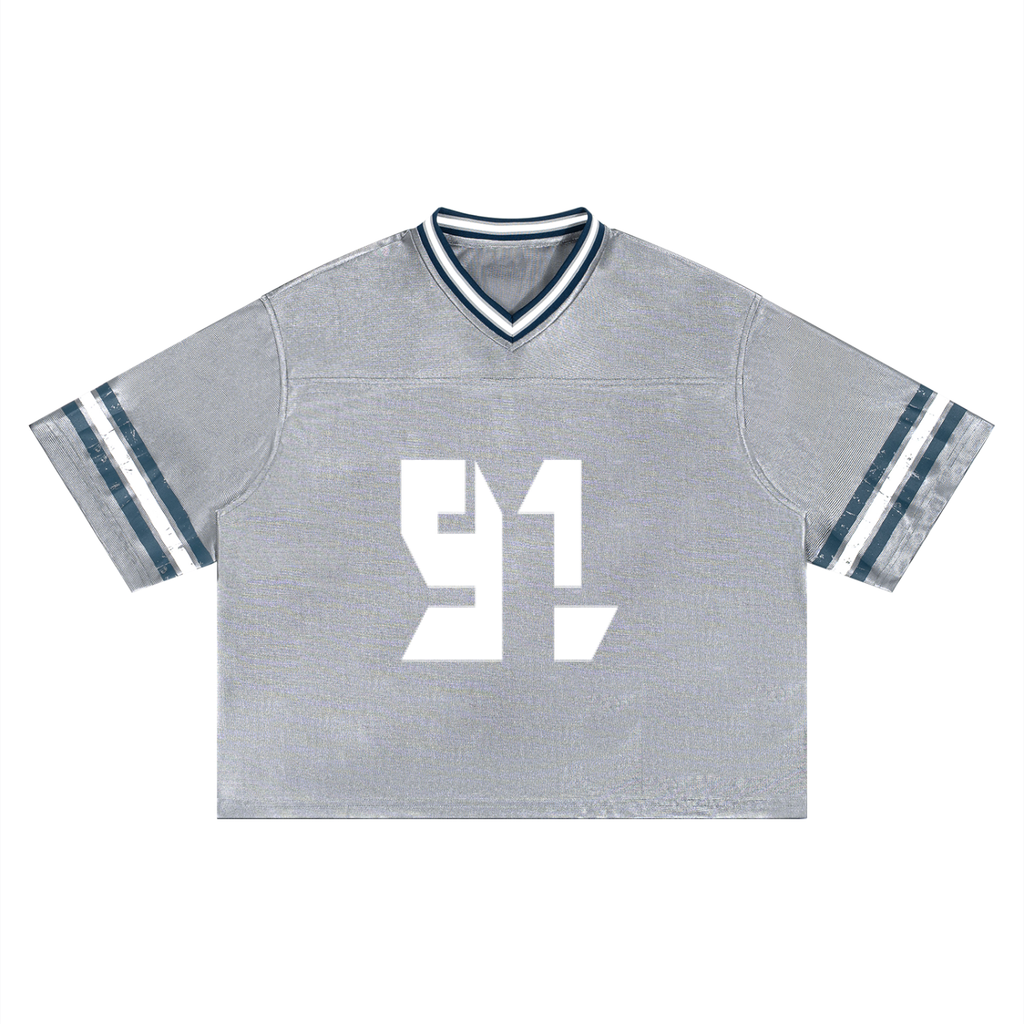 Unisex Boxy Striped Soccer Jersey