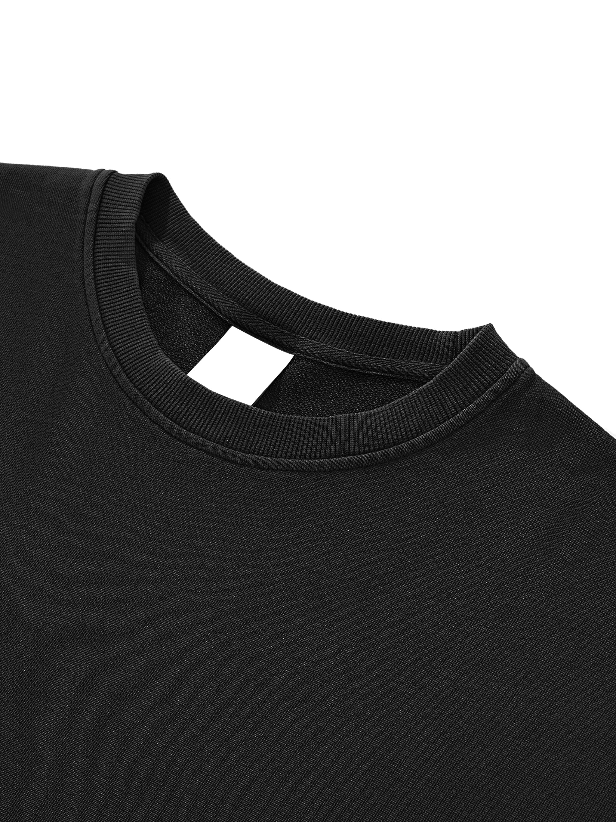 Ventra Snow-Washed Raw Edge Crop Top