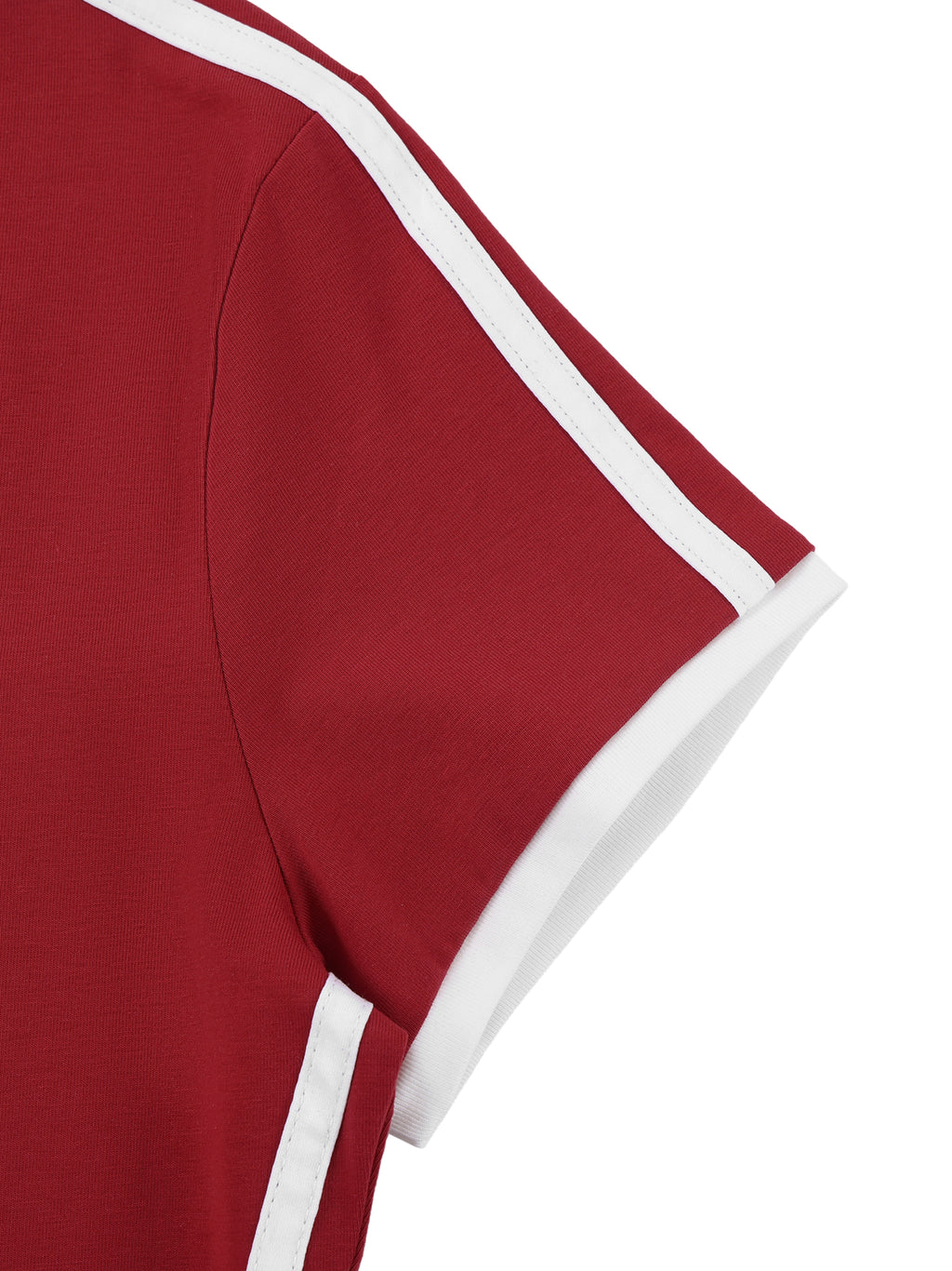 Ventra Retro Binding V-Neck Crop T-Shirt